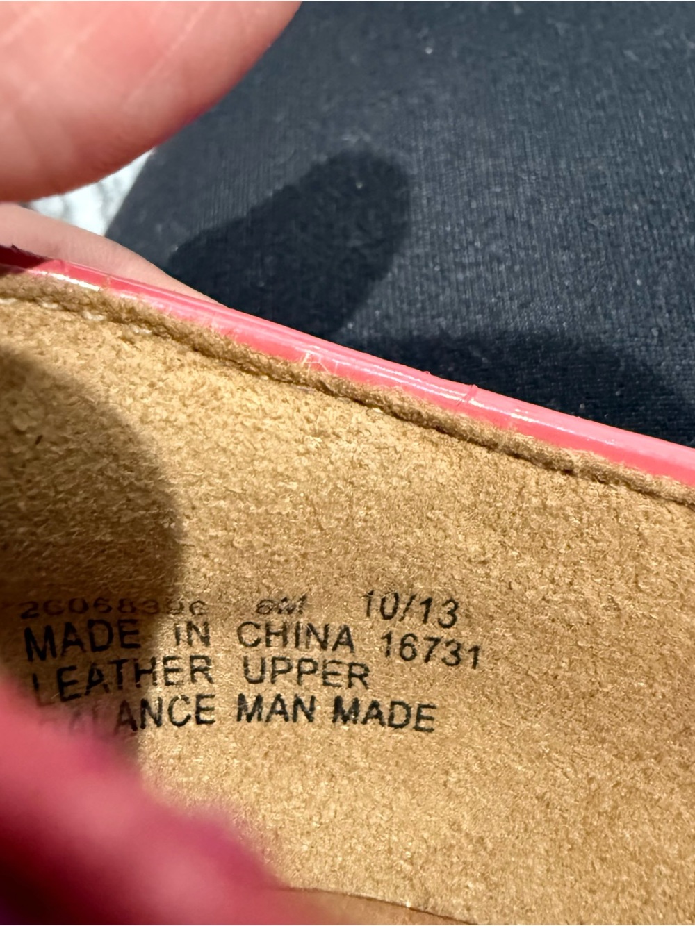 Clarks Artisan Pink Tige De Cuir Loafers Suede Flats size 6M - Picture 8 of 8